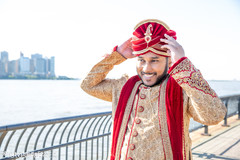 Charming Indian groom waiting for brides capture. Charming Indian groom waiting for brides capture.