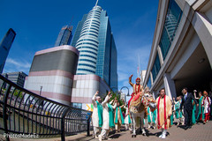 Marvelous Indian grooms baraat procession. Marvelous Indian grooms baraat procession.