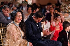 Couple during the speeches. Couple during the speeches.