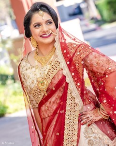 Indian bride wearing the gorgeous saree. Indian bride wearing the gorgeous saree.