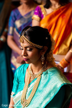 Incredible Indian brides capture at her pre-wedding ritual. Incredible Indian brides capture at her pre-wedding ritual.