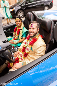 Indian couple leaving the ceremony capture. Indian couple leaving the ceremony capture.