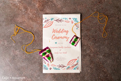Lovely Indian wedding ceremony card. Lovely Indian wedding ceremony card.