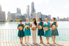 Beautiful Indian bride, bridesmaids and landscape. Beautiful Indian bride, bridesmaids and landscape.