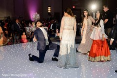 Lovely indian bride and groom's dance. Lovely indian bride and groom's dance.
