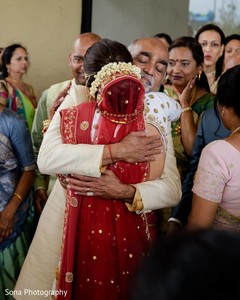 Maharani at her Vidaai . Maharani at her Vidaai .