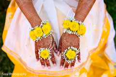 Indian bridal Haldi flowers jewelry. Indian bridal Haldi flowers jewelry.