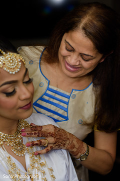 Indian bride getting her kundan on . Indian bride getting her kundan on .
