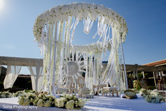 Fascinating Indian wedding mandap flowers decoration. Fascinating Indian wedding mandap flowers decoration.