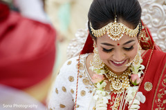 Beautiful indian bride during wedding ceremony Beautiful indian bride during wedding ceremony