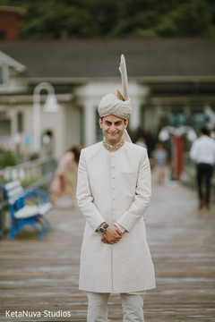 Take a look at the elegance of our Indian groom.