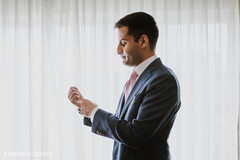 Elegant Indian groom almost ready. Elegant Indian groom almost ready.