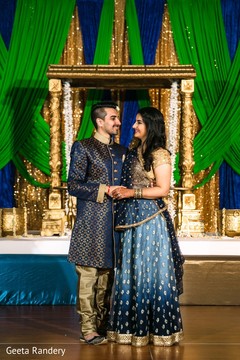 Dazzling Indian couple at photo shoot. Dazzling Indian couple at photo shoot.