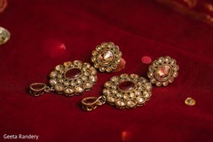 Lovely earrings worn by our Indian bride. Lovely earrings worn by our Indian bride.