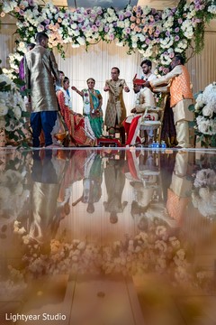 Sweet indian bride at her wedding ceremony Sweet indian bride at her wedding ceremony