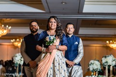 Indian bridesmaid and groomsman entrance Indian bridesmaid and groomsman entrance