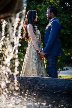 Gorgeous Indian bride and groom looking at each other Gorgeous Indian bride and groom looking at each other