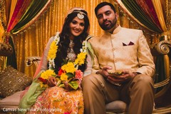 Marvelous capture of Indian couple at Sangeet celebration. Marvelous capture of Indian couple at Sangeet celebration.