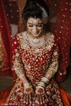 Gorgeous Indian bride ready for the ceremony. Gorgeous Indian bride ready for the ceremony.