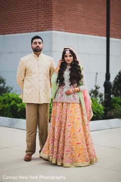 Incredible Indian bride and groom outdoors capture. Incredible Indian bride and groom outdoors capture.