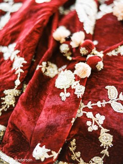 Incredible embroidery on maharanis lehenga. Incredible embroidery on maharanis lehenga.