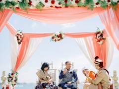 Indian groom at mandap capture. Indian groom at mandap capture.