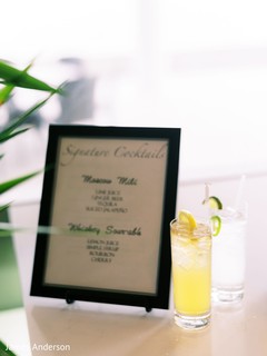 Marvelous Indian bride and groom's reception signature Cocktails. Marvelous Indian bride and groom's reception signature Cocktails.