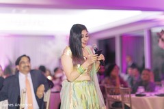 Marvelous Indian bridesmaid at reception. Marvelous Indian bridesmaid at reception.