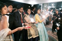 Indian wedding reception fire works capture. Indian wedding reception fire works capture.
