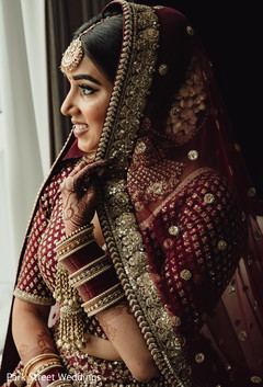 Bride posing for the photoshoot. Bride posing for the photoshoot.