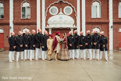 Groomsmen with the newlyweds. Groomsmen with the newlyweds.