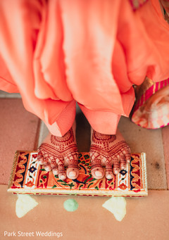 Maharani showing her mehndi design. Maharani showing her mehndi design.
