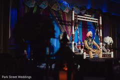 Indian groom under de decor. Indian groom under de decor.