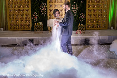 Dreamy Indian couple reception dance. Dreamy Indian couple reception dance.