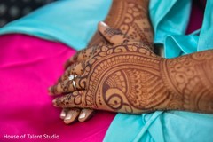 Indian bride's mehndi design. Indian bride's mehndi design.