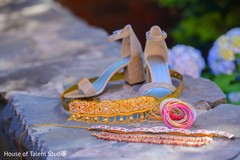 Indian bride''s shoes and jewelry. Indian bride''s shoes and jewelry.