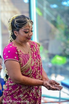 Indian bride wearing the mehndi. Indian bride wearing the mehndi.
