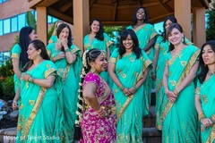 Maharani and bridesmaids looking gorgeous. Maharani and bridesmaids looking gorgeous.