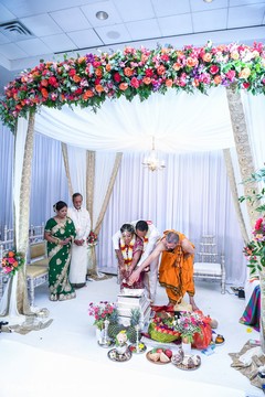Moments of the nuptials. Moments of the nuptials.