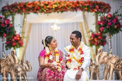 Indian bride and groom having a nice time. Indian bride and groom having a nice time.