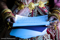 Bride reading Raja's letter. Bride reading Raja's letter.