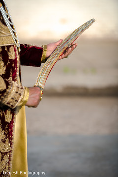 Indian groom's kirpan. Indian groom's kirpan.