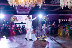 Indian bride and groom dancing. Indian bride and groom dancing.
