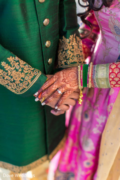 Cute Indian couple holding hands. Cute Indian couple holding hands.