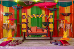 Colorful stage set up decoration. Colorful stage set up decoration.