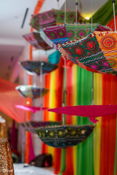 Creative and colorful umbrella decoration. Creative and colorful umbrella decoration.