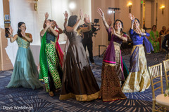Look at the bridesmaids having fun at the reception party. Look at the bridesmaids having fun at the reception party.