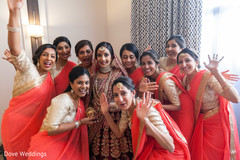 Beautiful maharani and her bridesmaids. Beautiful maharani and her bridesmaids.