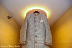 Elegant Indian grooms sherwani. Elegant Indian grooms sherwani.