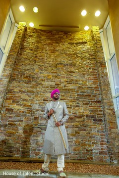 Stunning Indian grooms wedding ceremony look. Stunning Indian grooms wedding ceremony look.